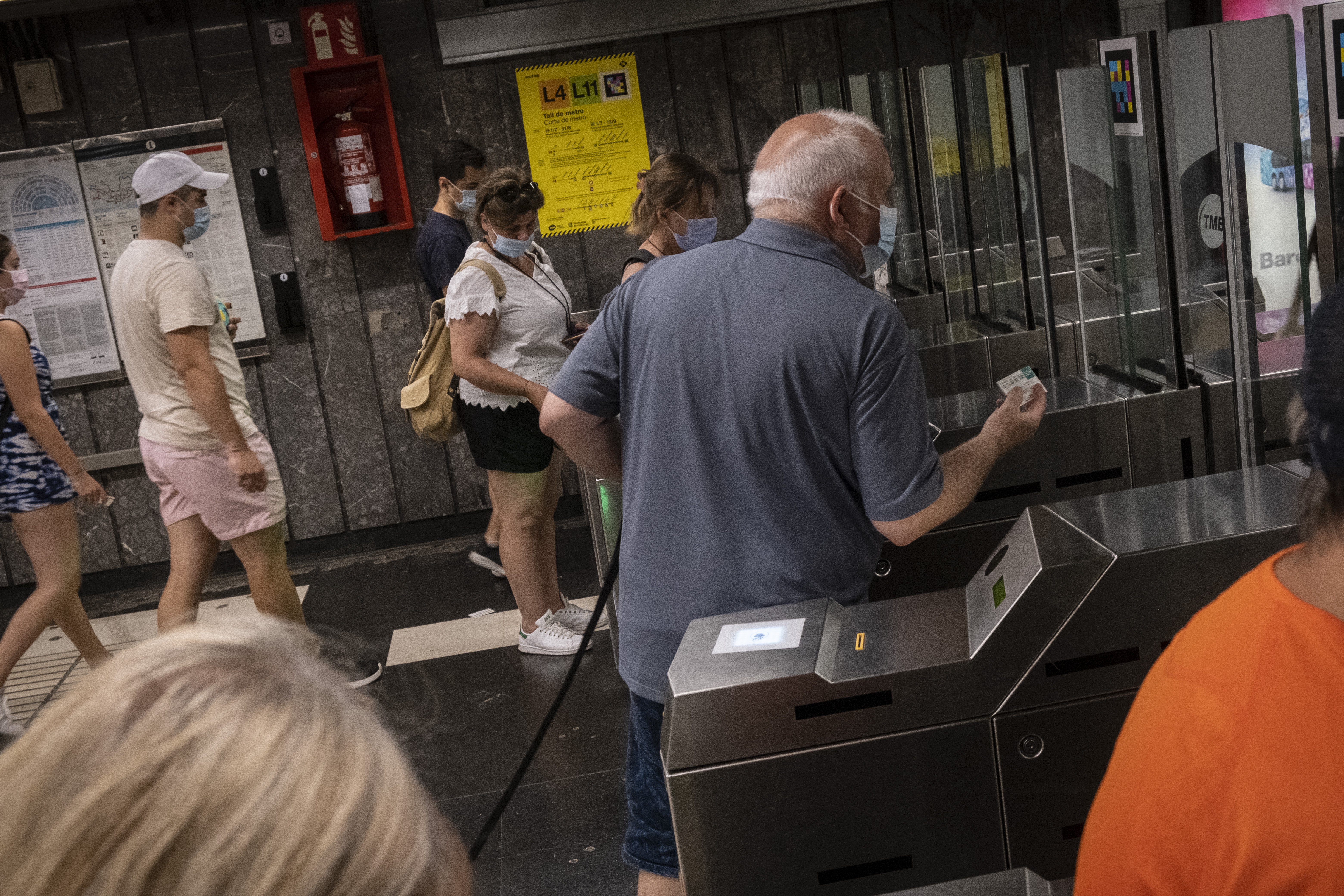 En marcha los trabajos previos para reanudar las obras de la L9 en el Guinardó