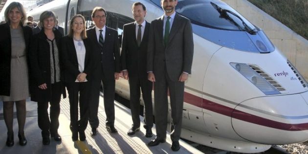 Inauguració de la connexió d?alta velocitat Barcelona-Girona