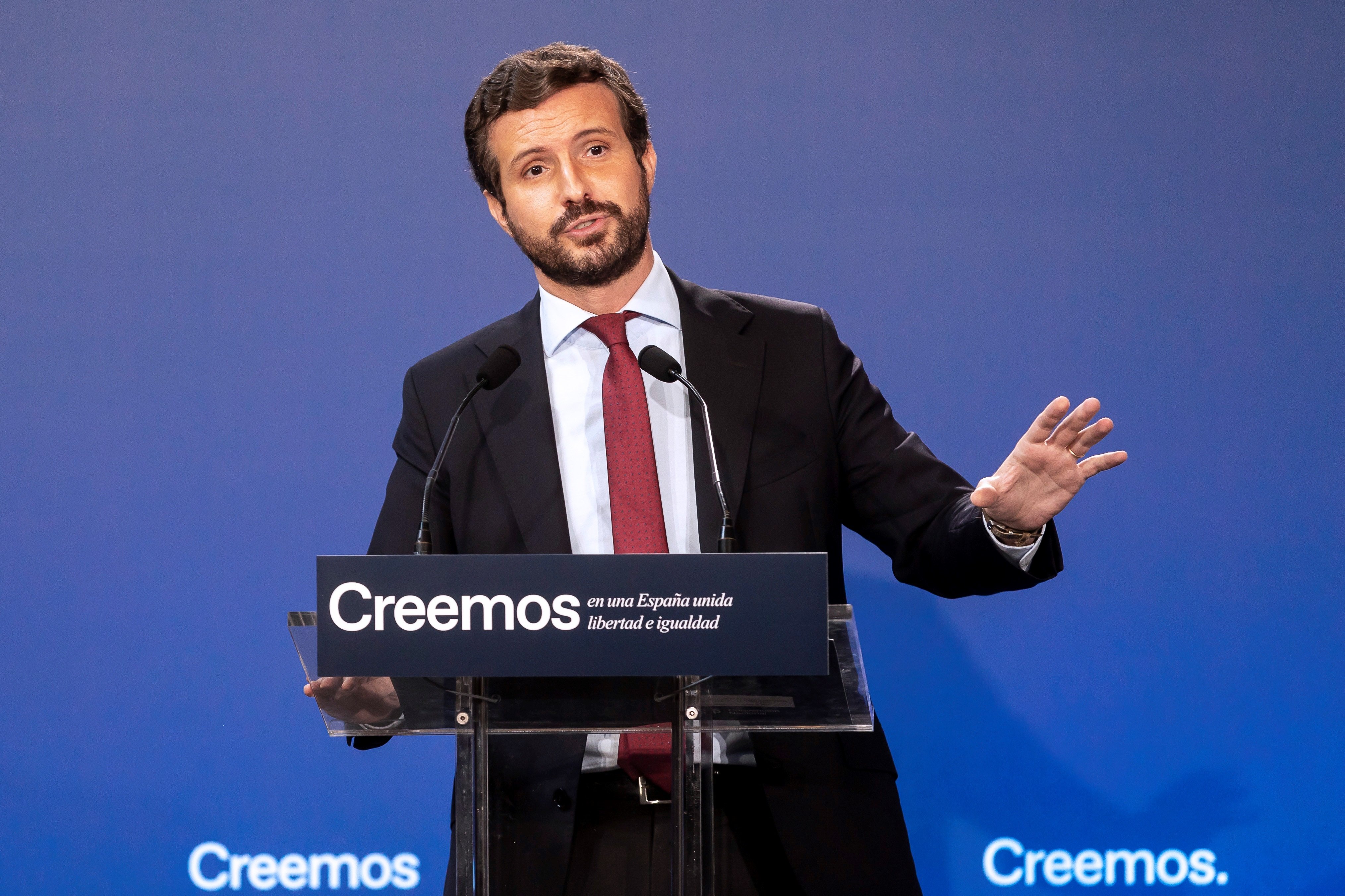 Casado insiste en no renovar el CGPJ: "No contribuiremos a la politización"