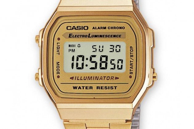 rellotge digital unisex xapat casio a168wg 9ef