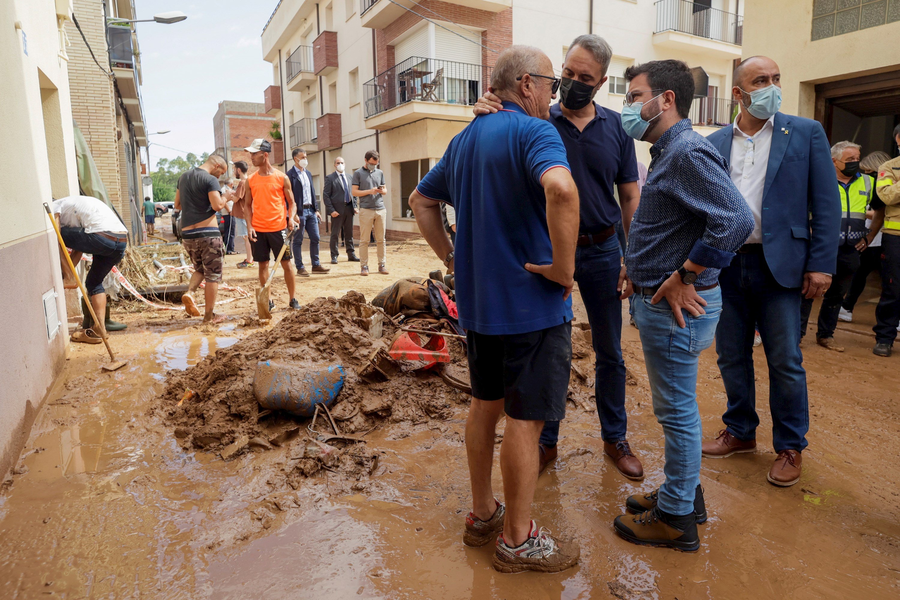 El Govern valora declarar zona catastrófica el área afectada por la inundación