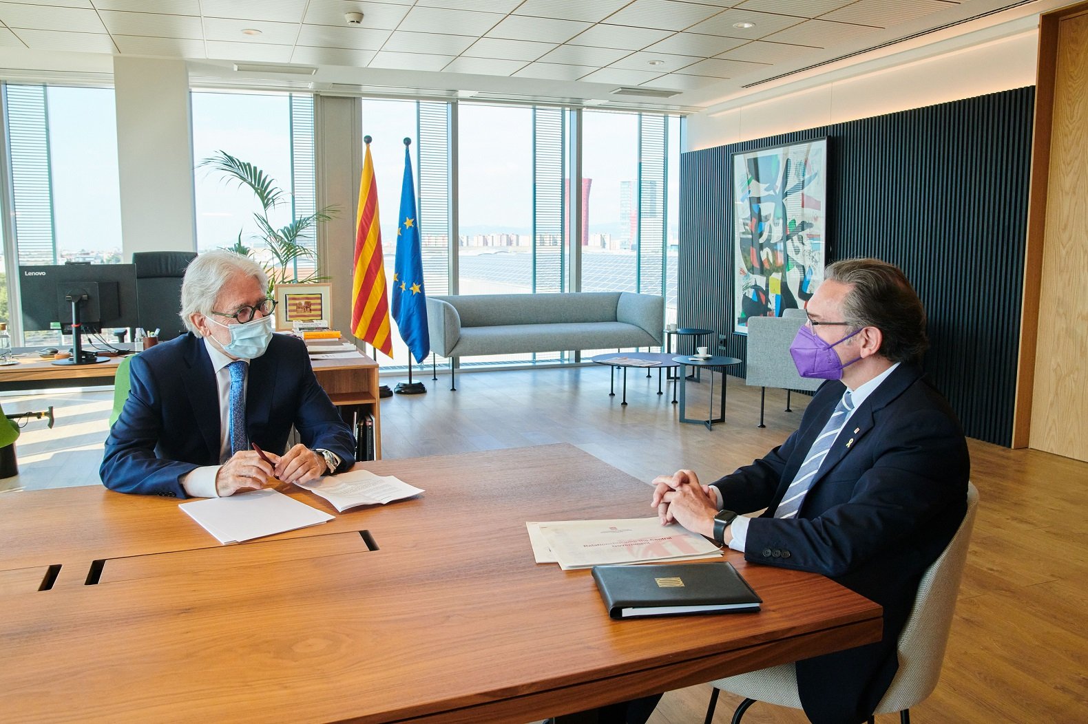 Foment pide a Giró una fiscalidad competitiva y presupuestos para Catalunya