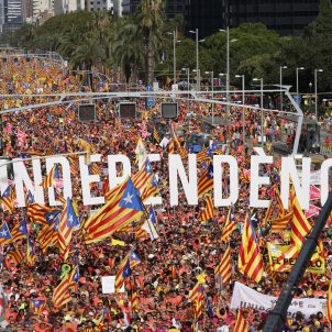 Quants trams de la manifestació de l'11 de setembre hi ha? Aquest és el que et toca segons on visquis