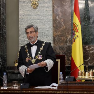 Rey Felipe VI, presidente del Tribunal Supremo Carlos Lesmes, apertura año judicial Madrid   Efe