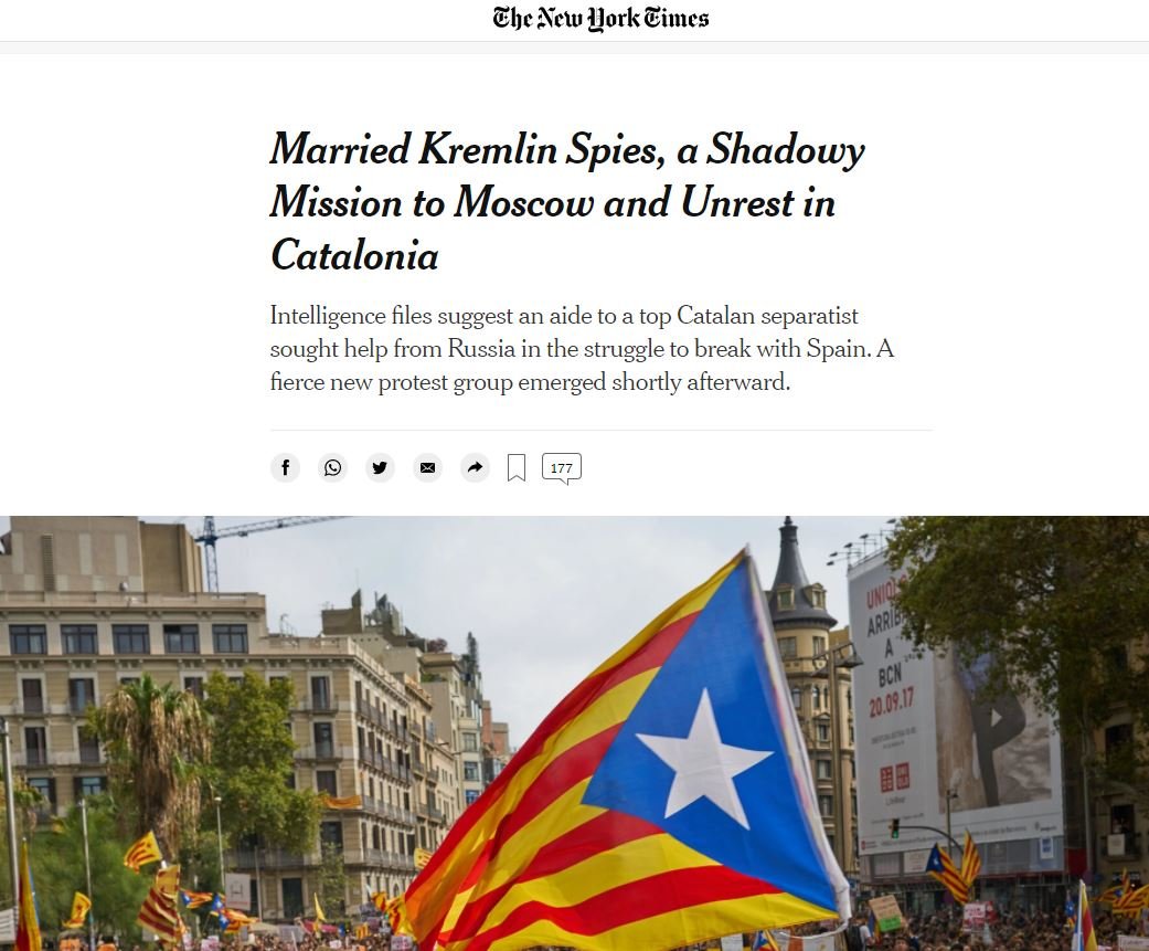 The New York Times Rússia Catalunya