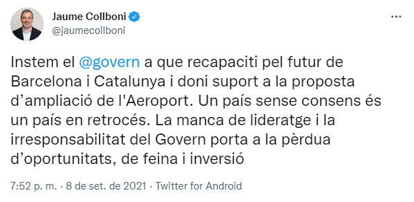 tuit collboni aeropuerto
