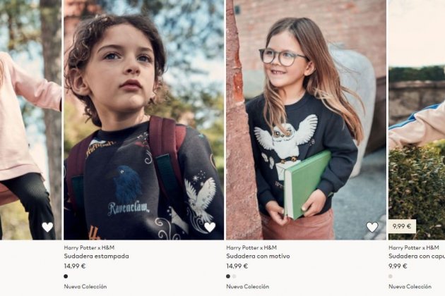 H&M colección Harry Potter