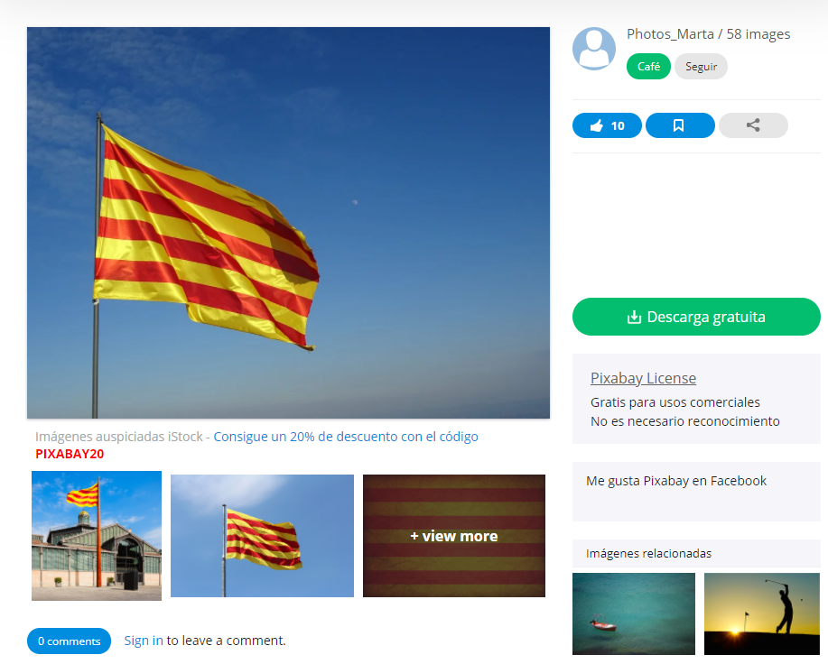 pixabay senyera diada badalona