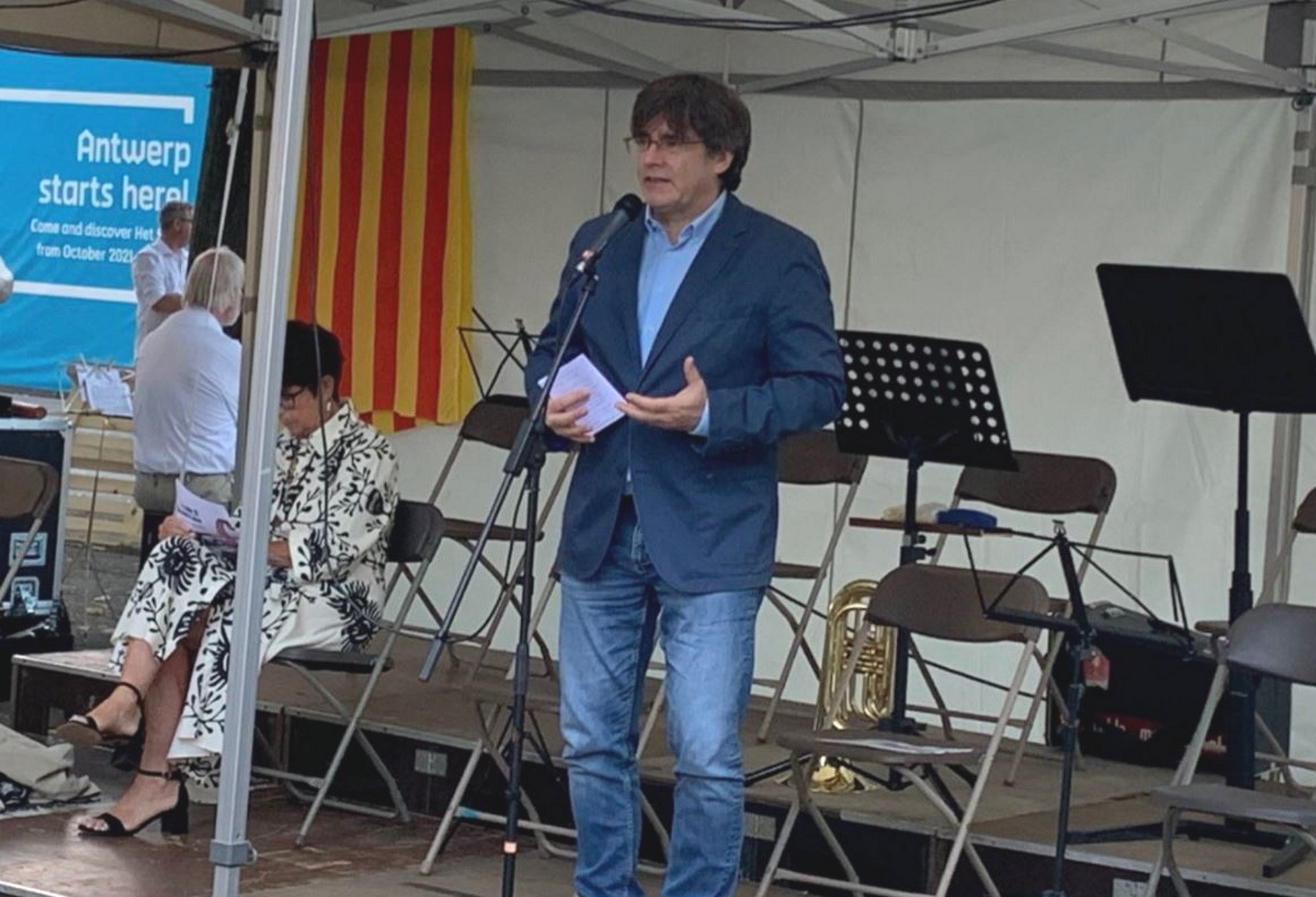 Puigdemont: "España tiene un proyecto represor para Catalunya; basta de dar tiempo"