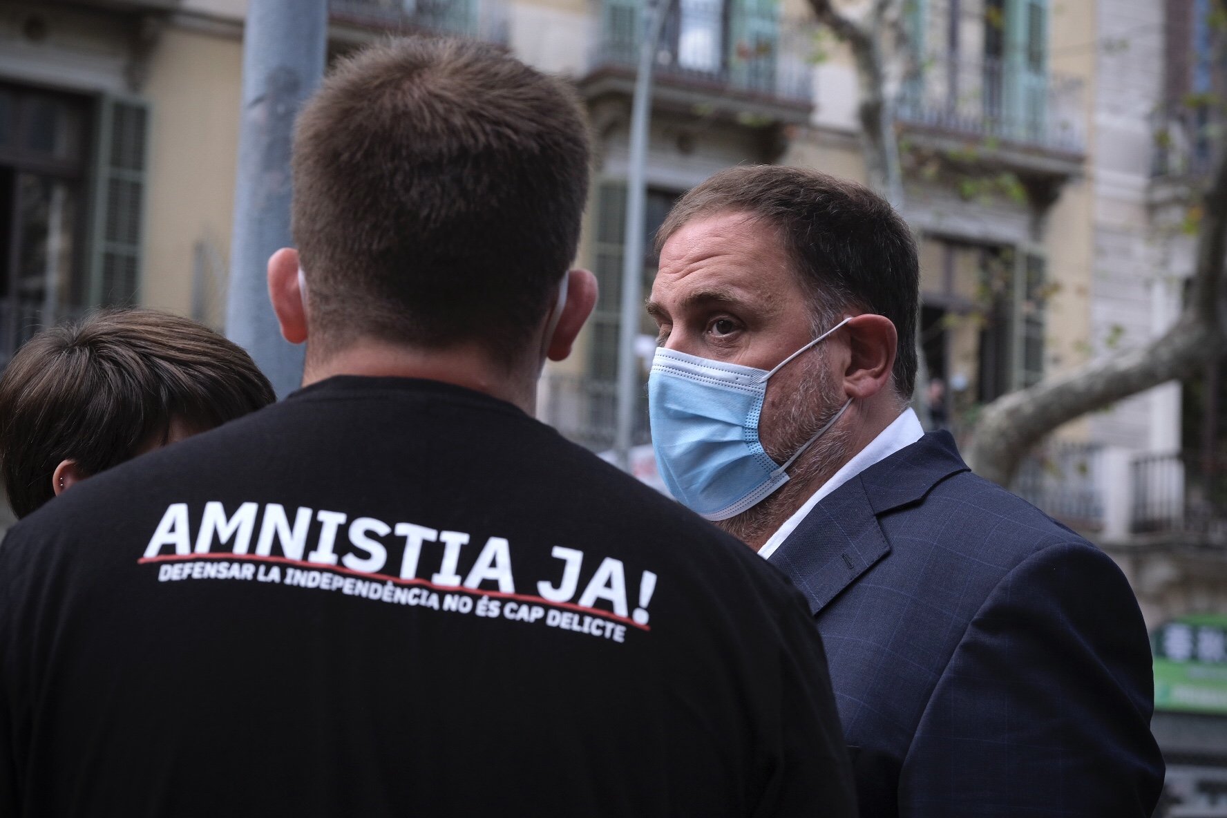 Junqueras expresa el apoyo a Puigdemont y pide "amnistía y autodeterminación"