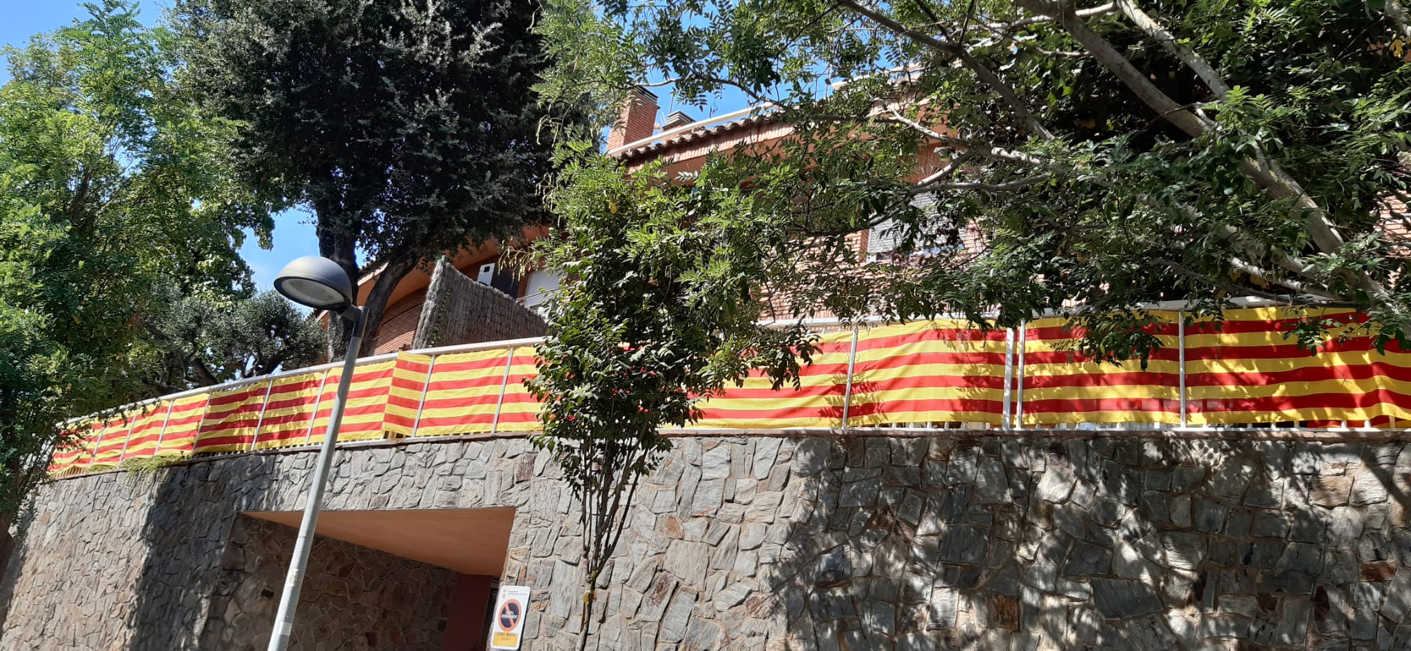 Imatge des de Sant Cugat del Vallès de Josep Pros