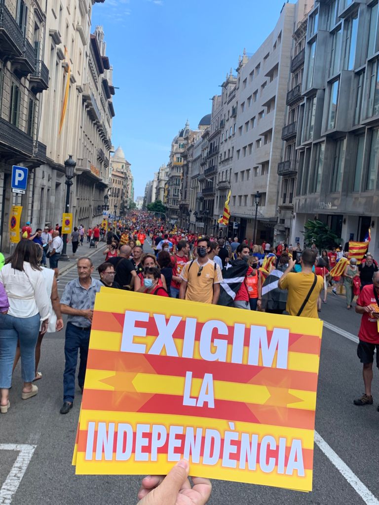 Manifestación Diada Urquinaona Foto S.M