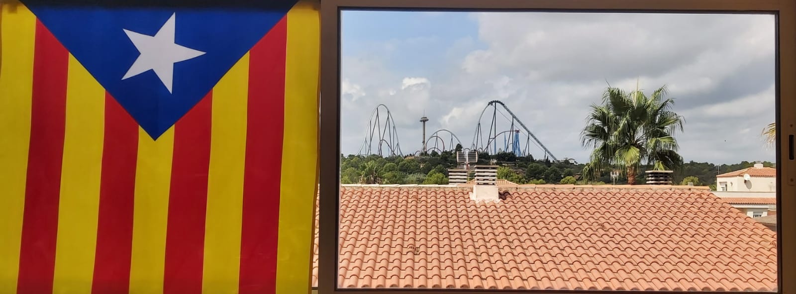 Des de Salou la Montserrat Beneito també celebra la Diada