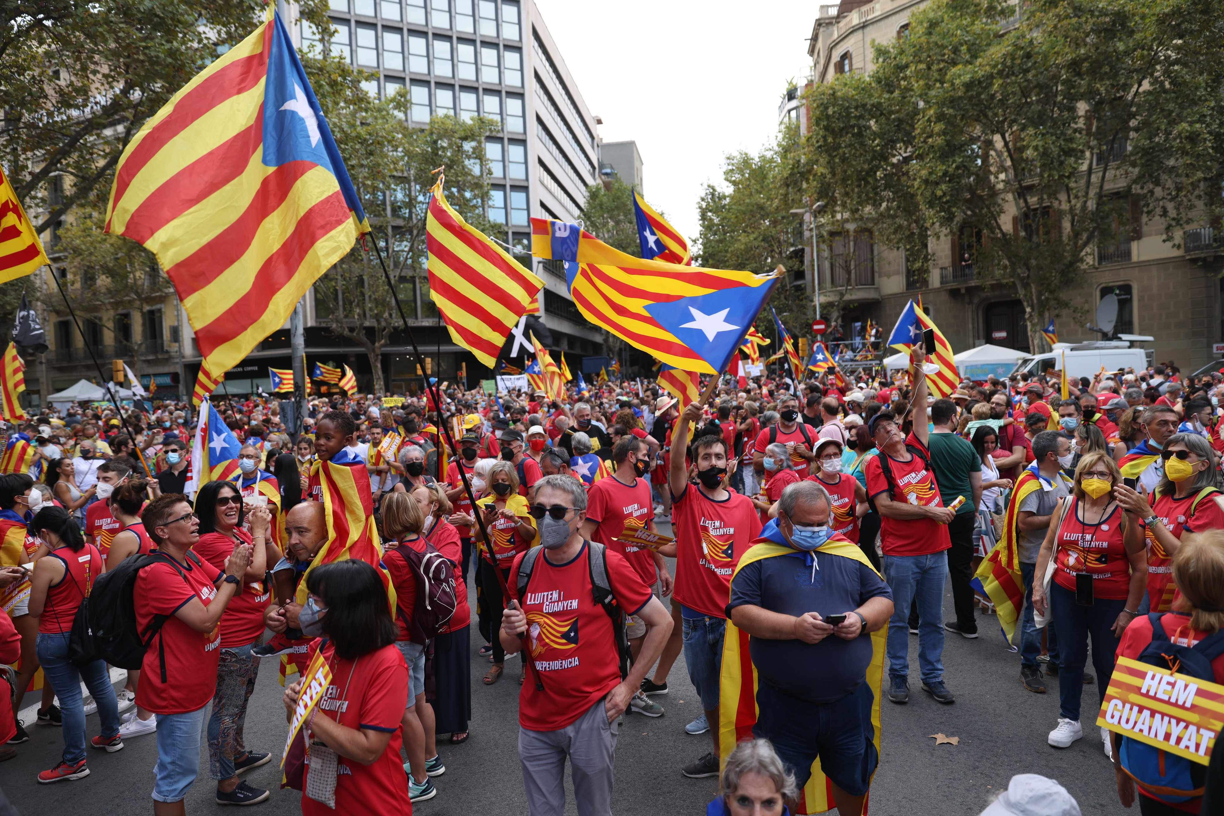 festividad de catalunya vía layetana - Sergi Alcàzar
