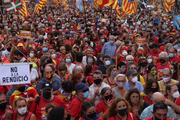 diada de catalunya estacion de francia, manifestacion - Sergi ALCÀZAR