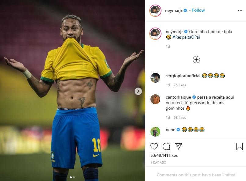 Instagram Neymar