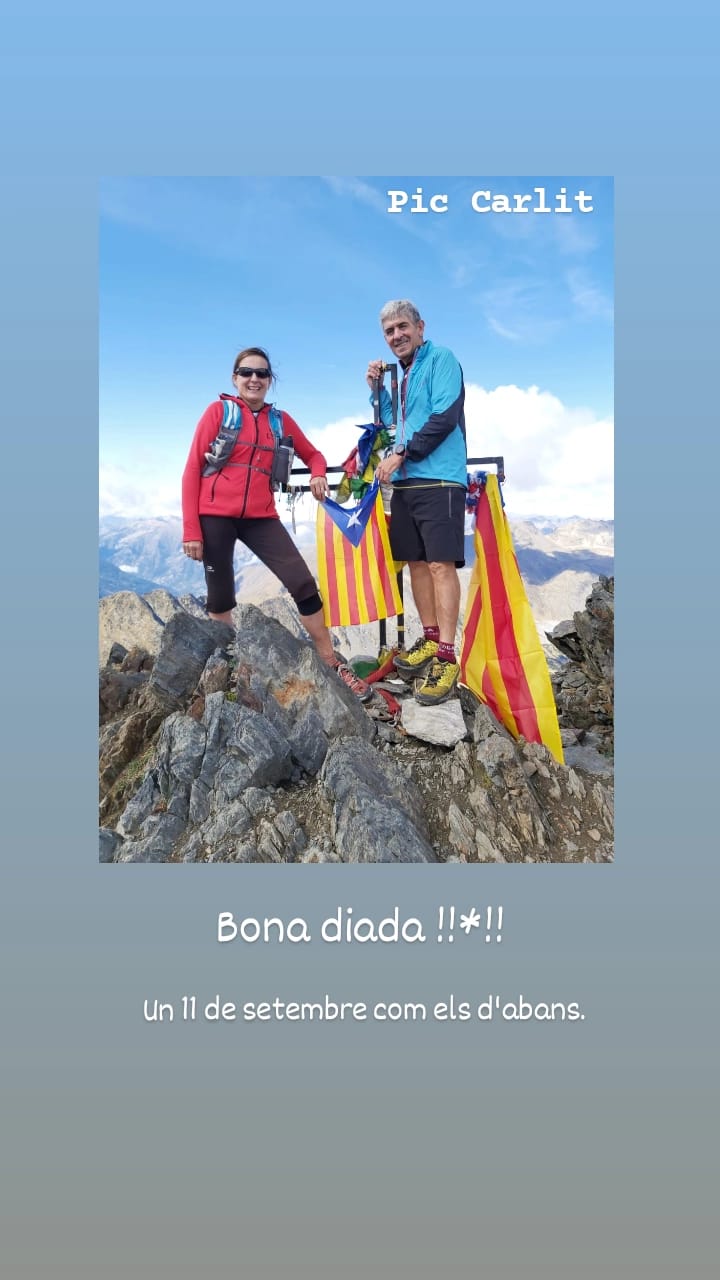 La Diada també se celebra al Cim Pic Carlit ambla fotografia de la Núria Parés i Ors