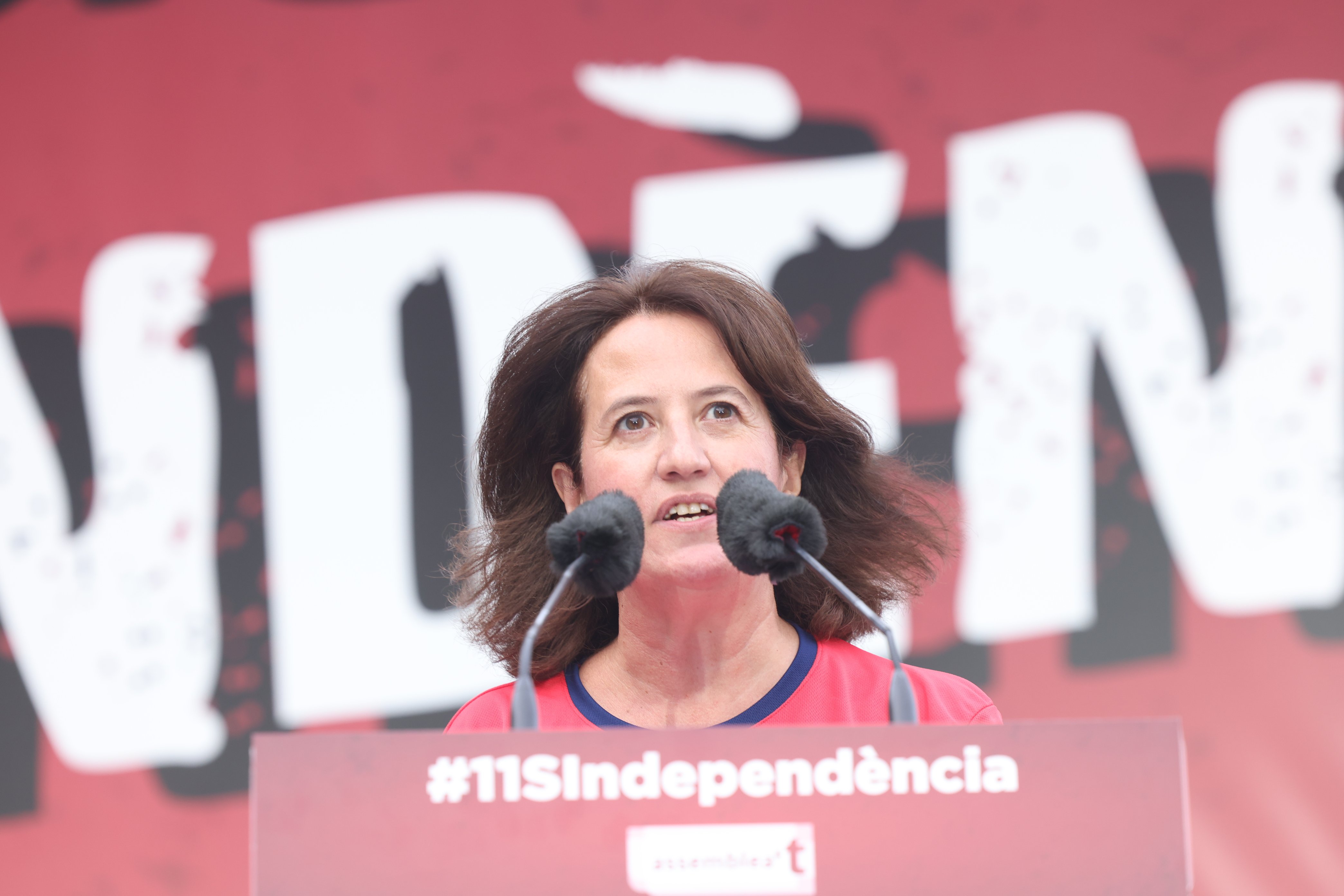 Paluzie emplaça Aragonès durant la Diada: "President, faci la independència!"