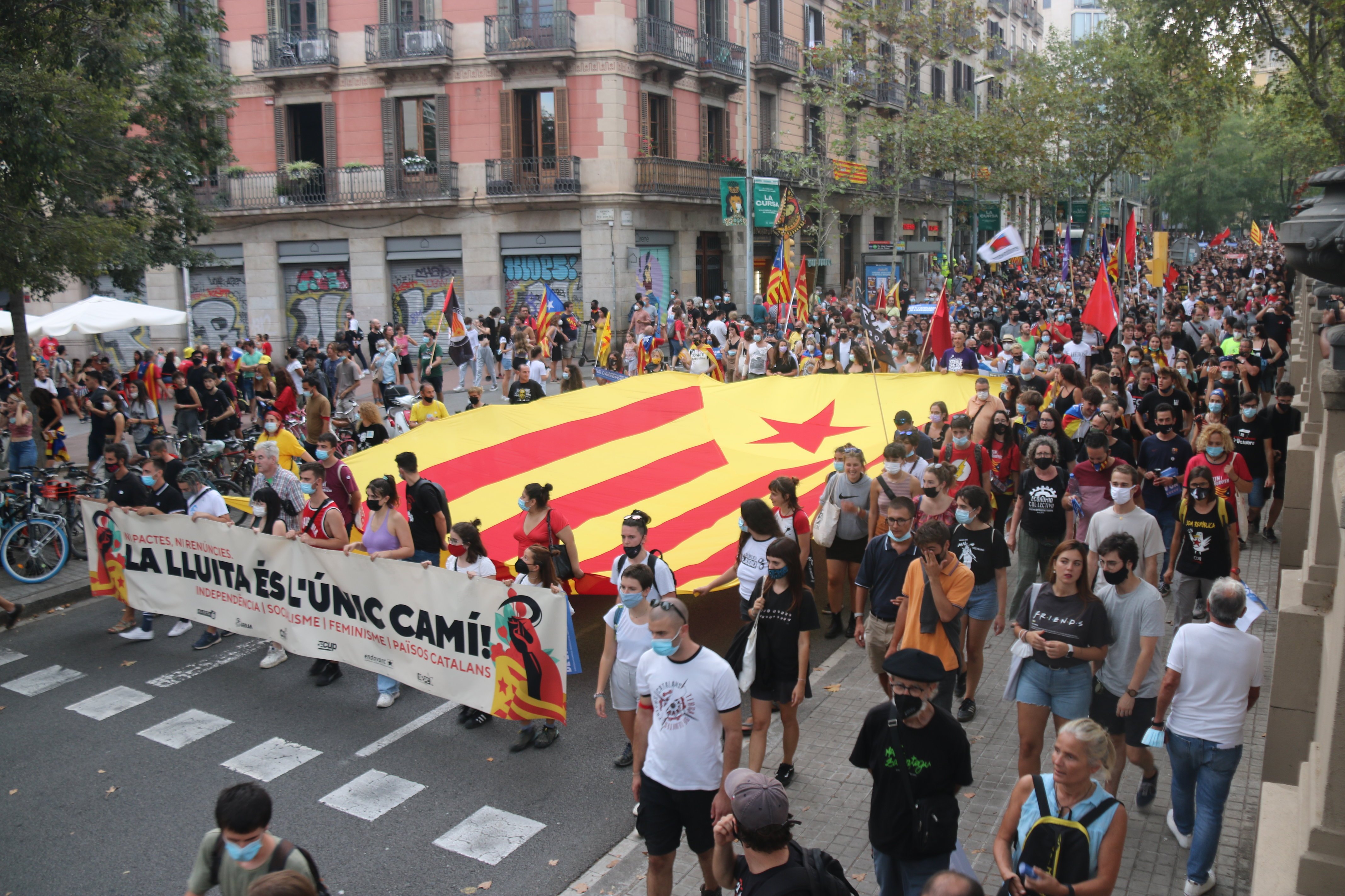 La CUP llama a protestar contra la mesa de diálogo en el Palau de la Generalitat