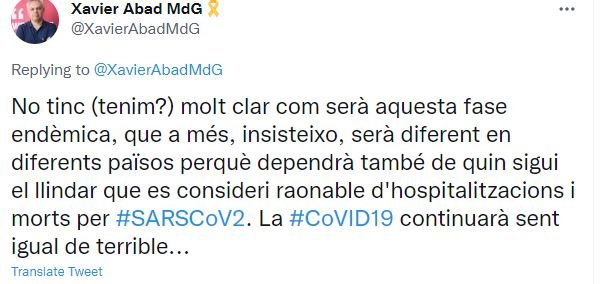 @xavierabadmdg tuit coronavirus pandemia