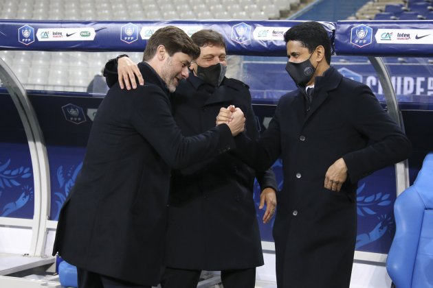 Mauricio Pochettino Leonardo Nasser Al Khelaifi PSG Europa Press