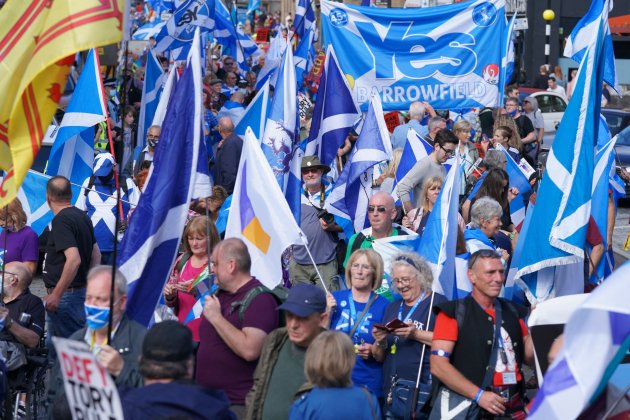 EuropaPress - Manifestación independentista escocia