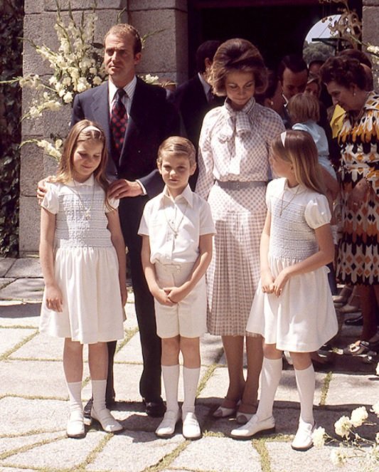 familia real años 70 80