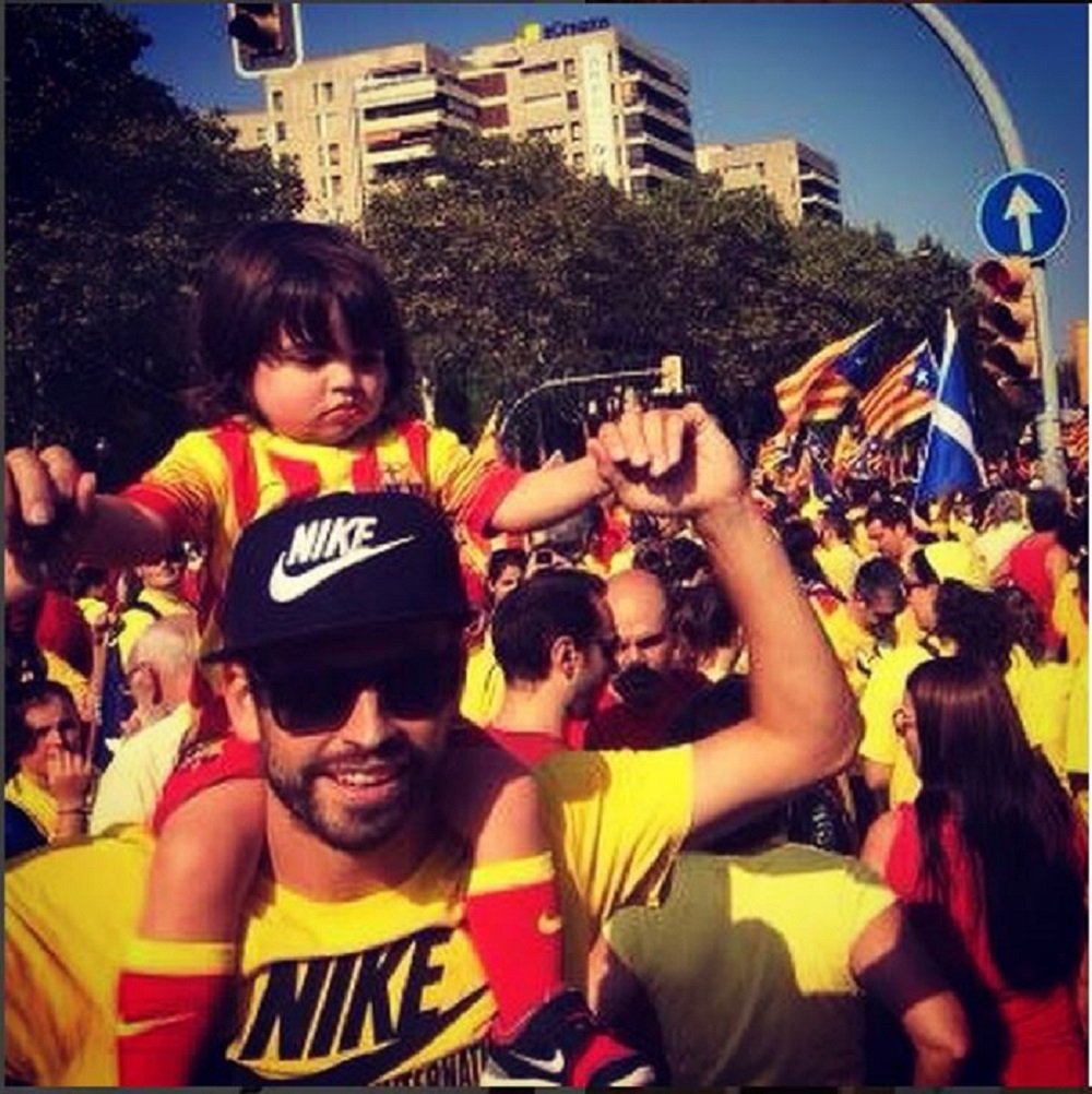 El apoyo de Gerard Piqué al referéndum