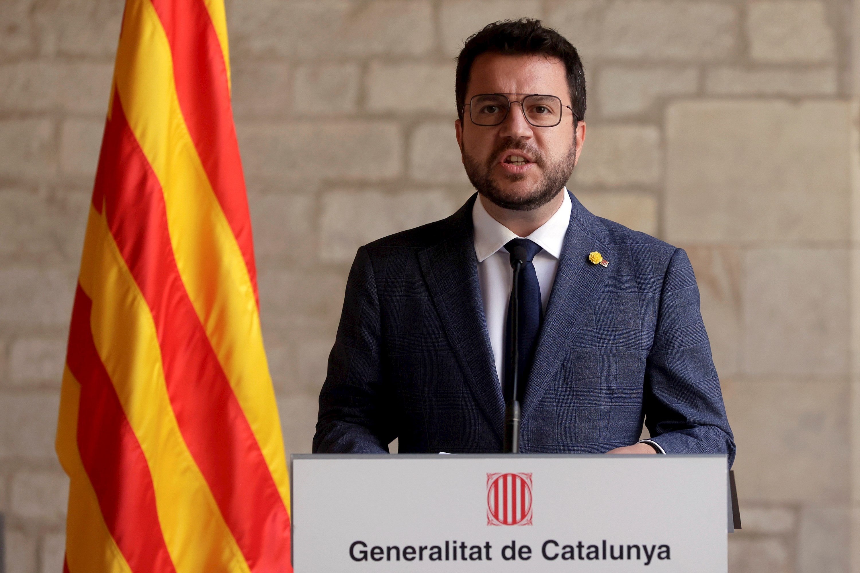 Aragonès, davant la detenció de Puigdemont: "S’ha d’aturar la repressió judicial"