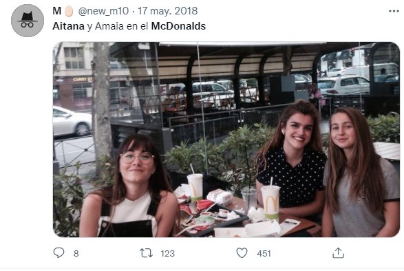 Aitana mcdonalds