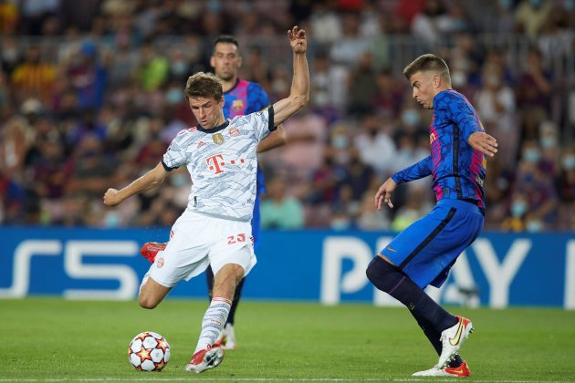 Muller Pique Barca Bayern EFE Muller Pique Barca Bayern EFE