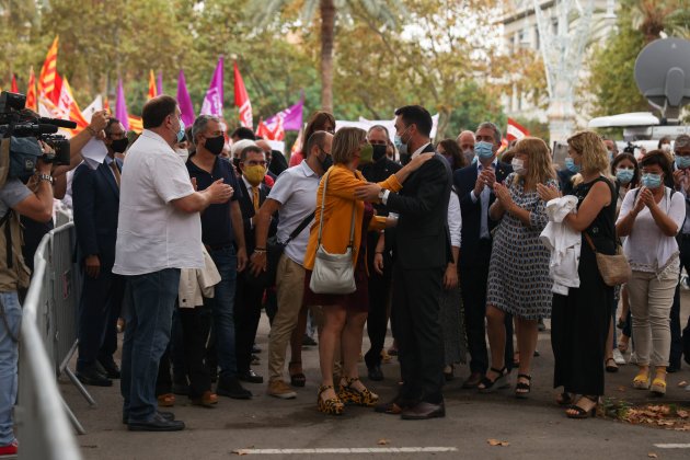 Carme Forcadell Oriol Junqueras Torrent TSJC Mesa Parlament Sergi Alcàzar Carme Forcadell Oriol Junqueras Torrent TSJC Mesa Parlament Sergi Alcàzar
