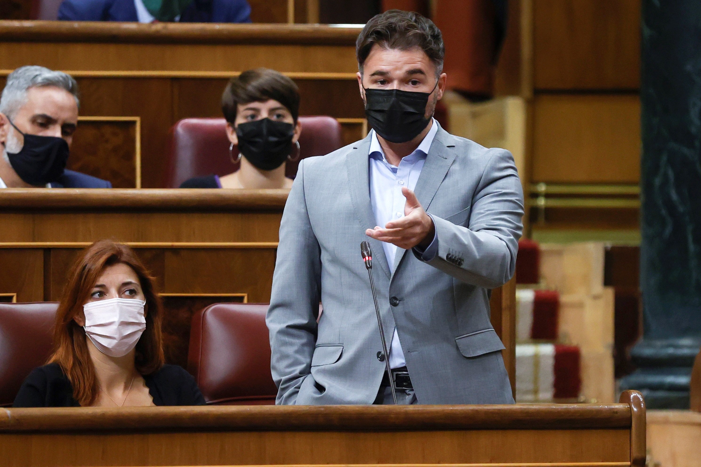 Rufián avisa a Sánchez: "Si fracasa la mesa, fracasará la izquierda española"