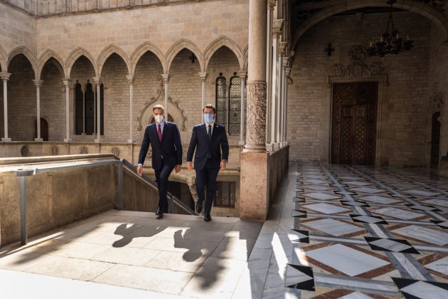 Reunión Mesa de Diálogo Pedro Sánchez Pere Aragonès / Sergi Alcàzar