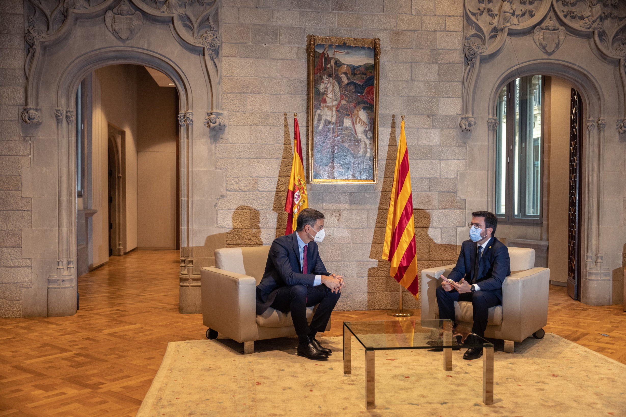 Catalan president Aragonès warns: Dialogue needs time, "not specific deadlines"