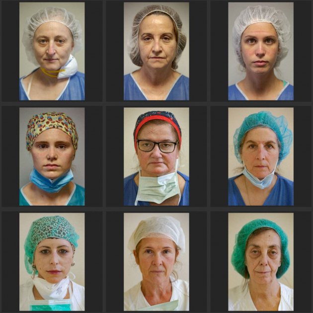 Primera linea, retratos enfermeras, mención especial   Sergi Alcàzar