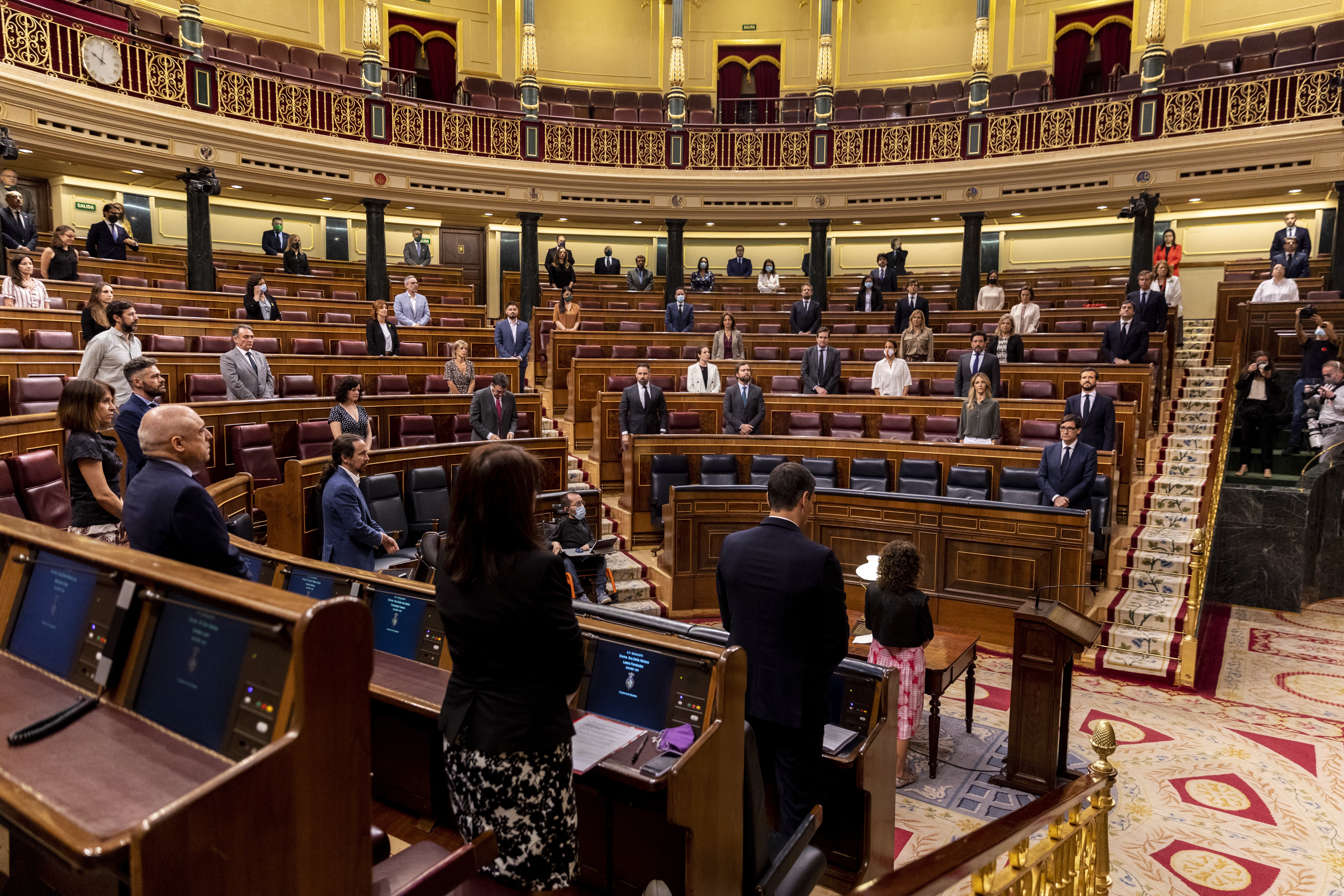 Pleno congreso debate prorroga estado de alarma covid junio 2020 EP