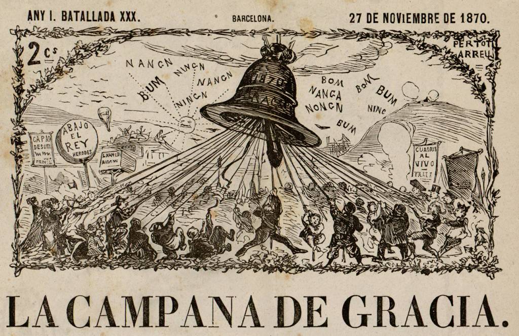 Aparece 'La Campana de Gràcia', el primer semanario satírico catalán