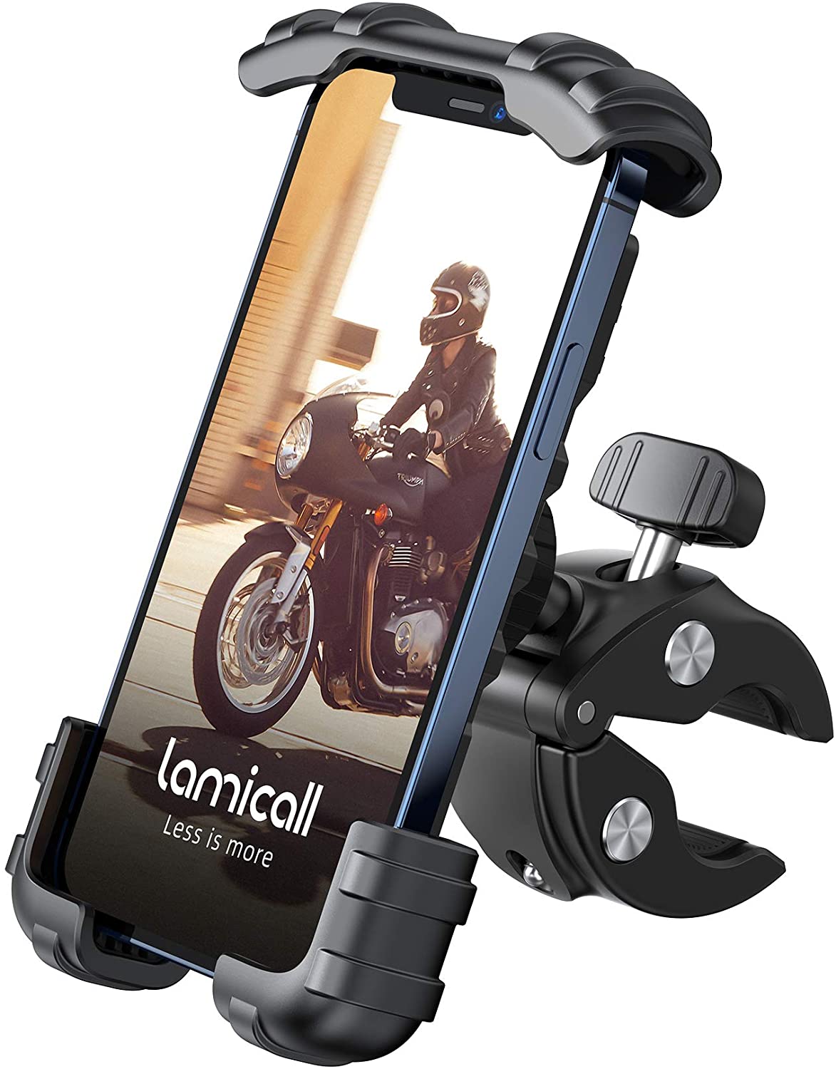 El soporte de teléfono móvil para bicicletas compatible con iPhone o Samsung Galaxy está de oferta en Amazon