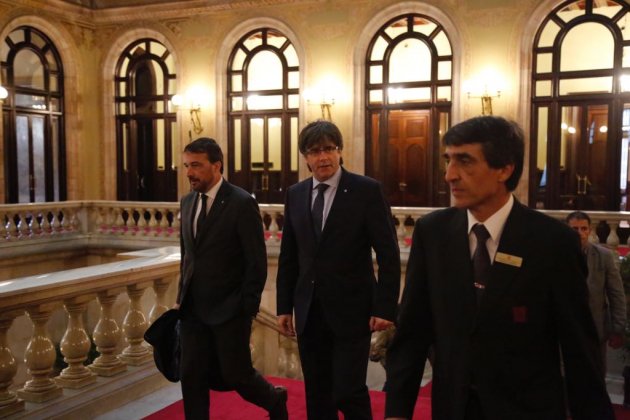Puigdemont al Parlament declara Forcadell   Sergi Alcàzar