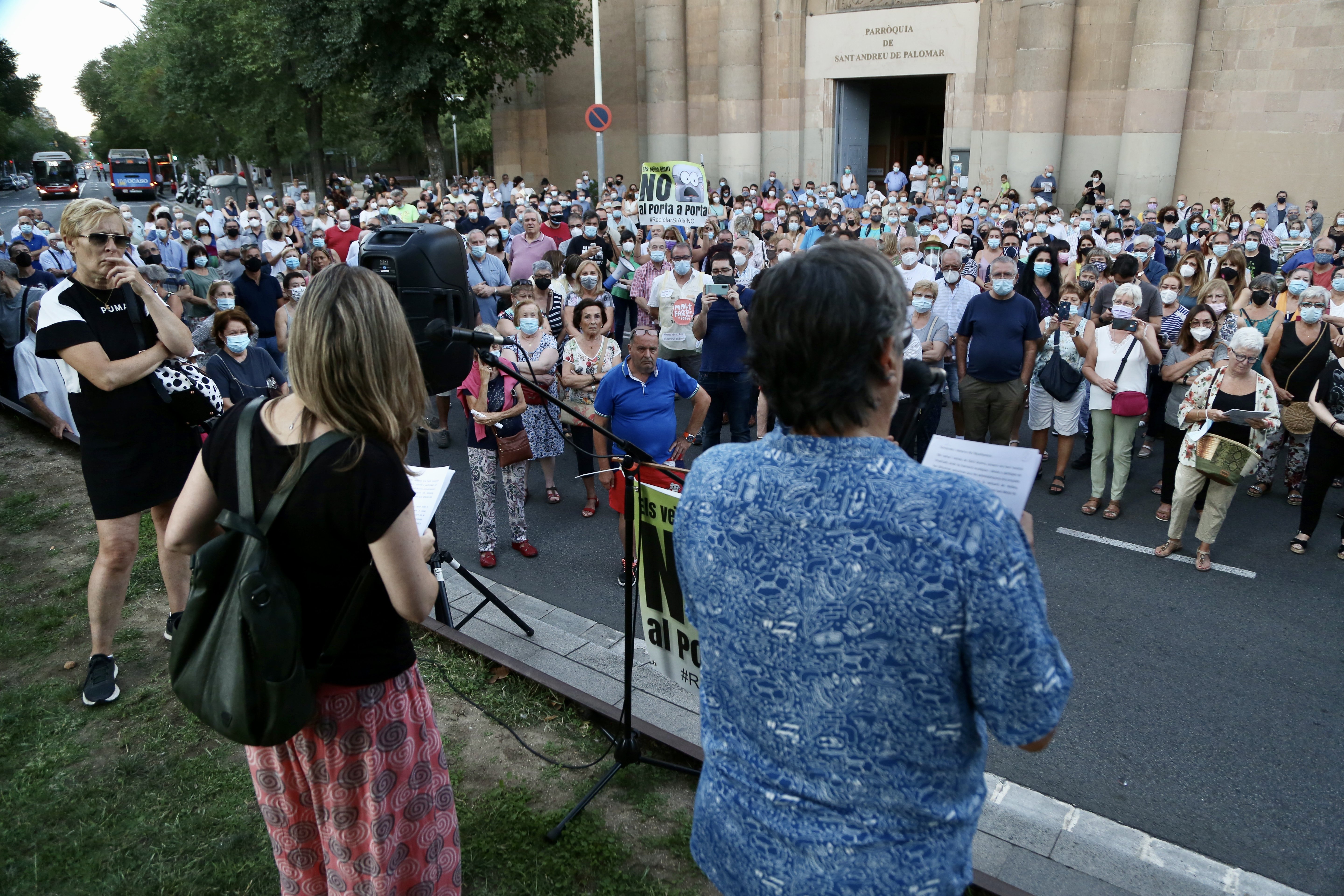 Manifestación Sant Andreu contra el Porta a Porta / Montse Giralt