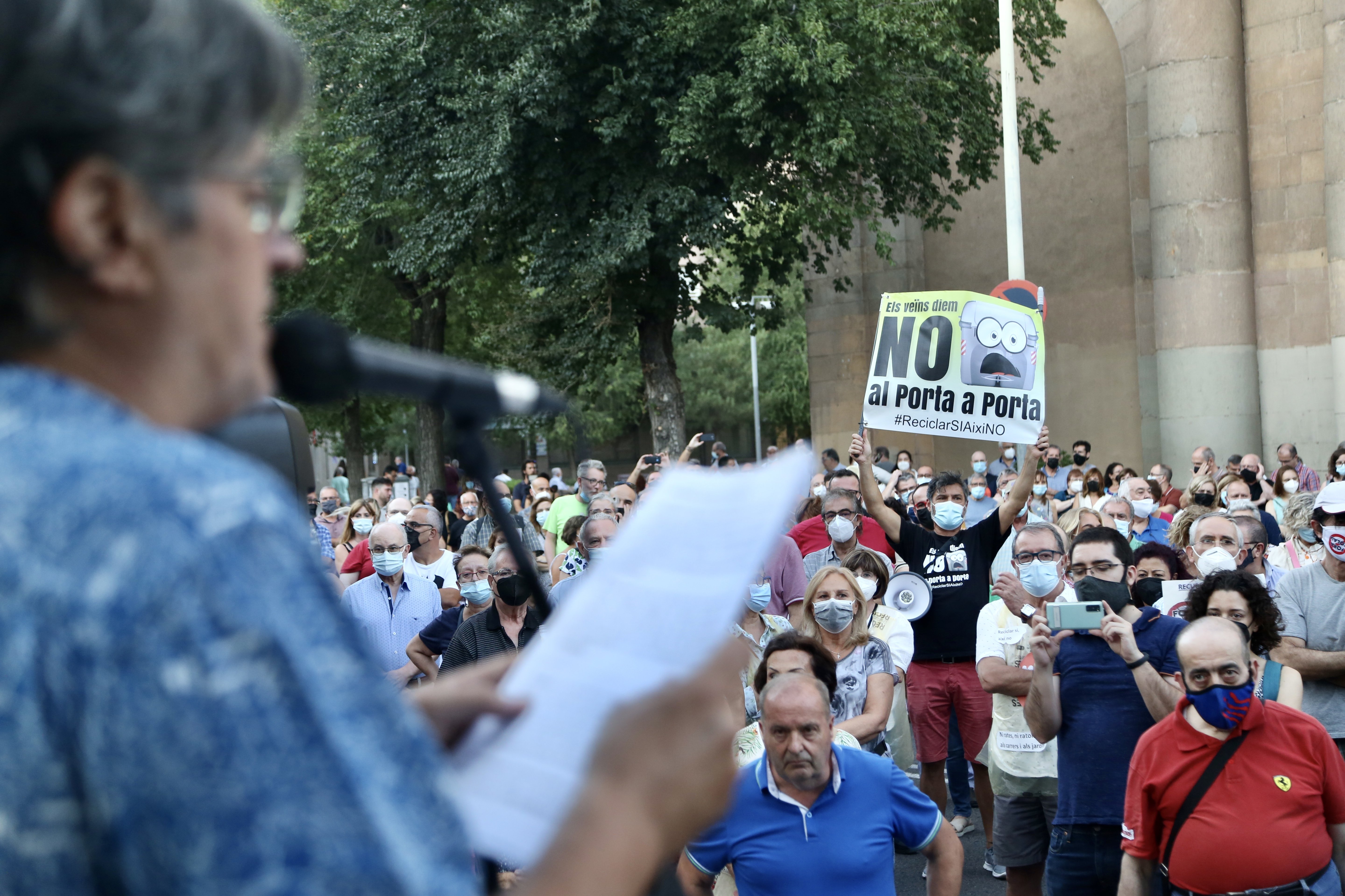 Manifestación Sant Andreu contra el Porta a Porta / Montse Giralt