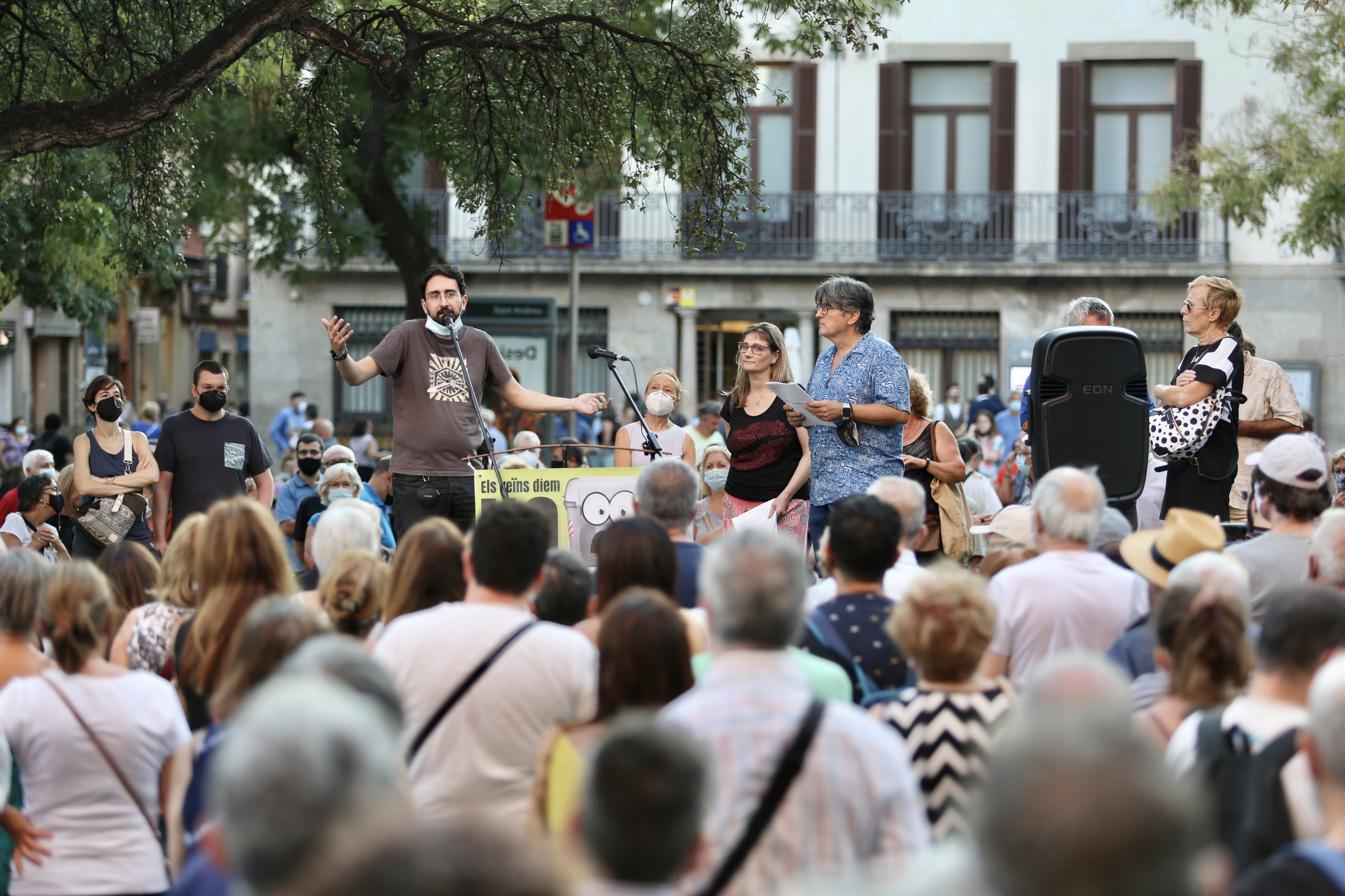 Manifestación Sant Andreu contra el Porta a Porta / Montse Giralt