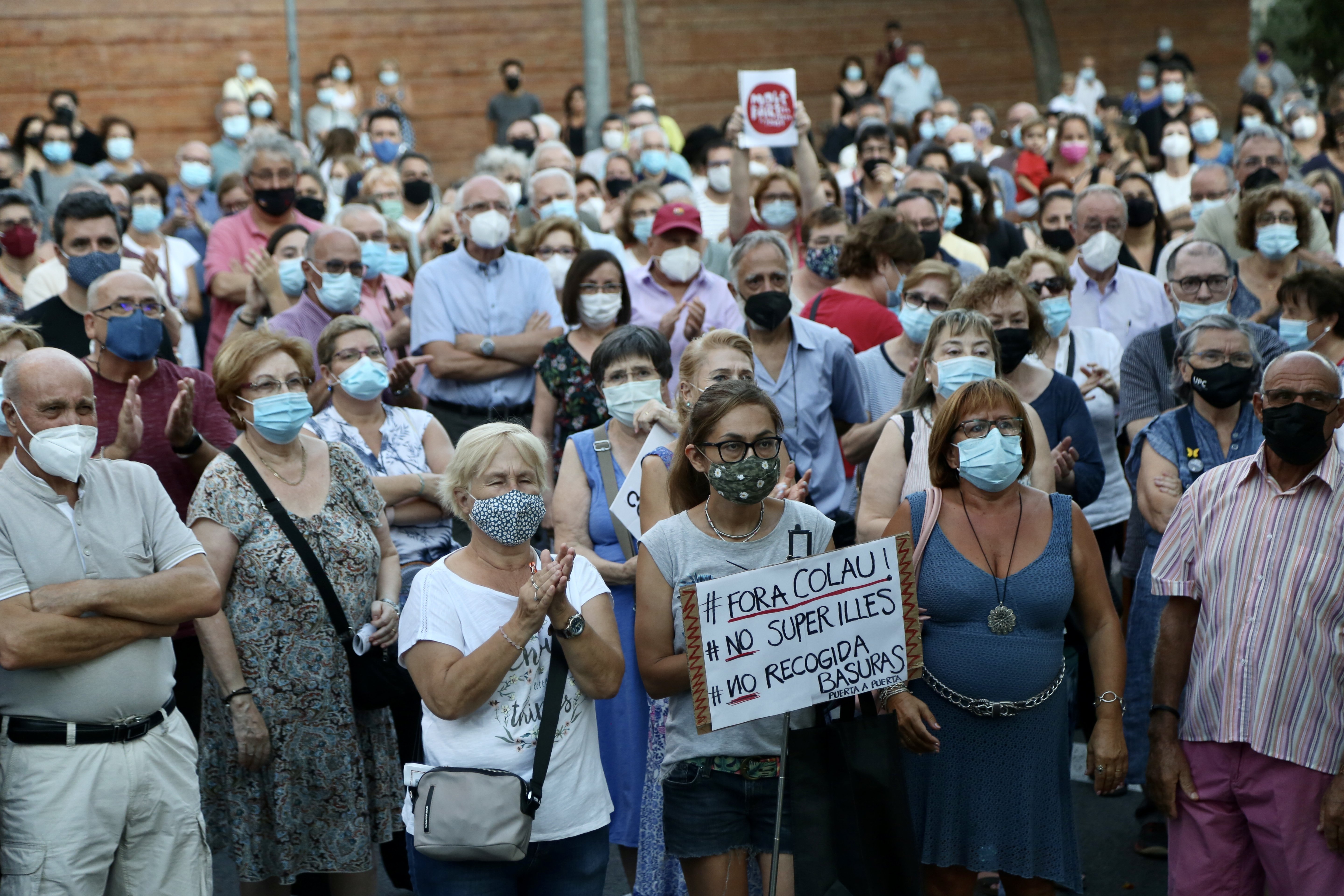 Manifestación Sant Andreu contra el Porta a Porta / Montse Giralt