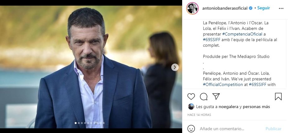 antonio banderas missatge catala