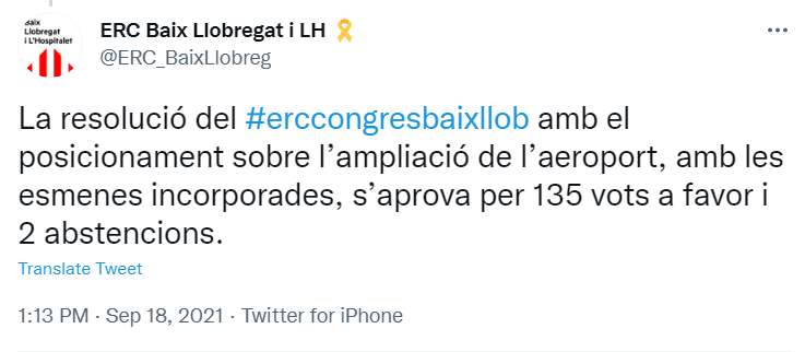 TUIT erc bajo llobregat ampliacio el prado