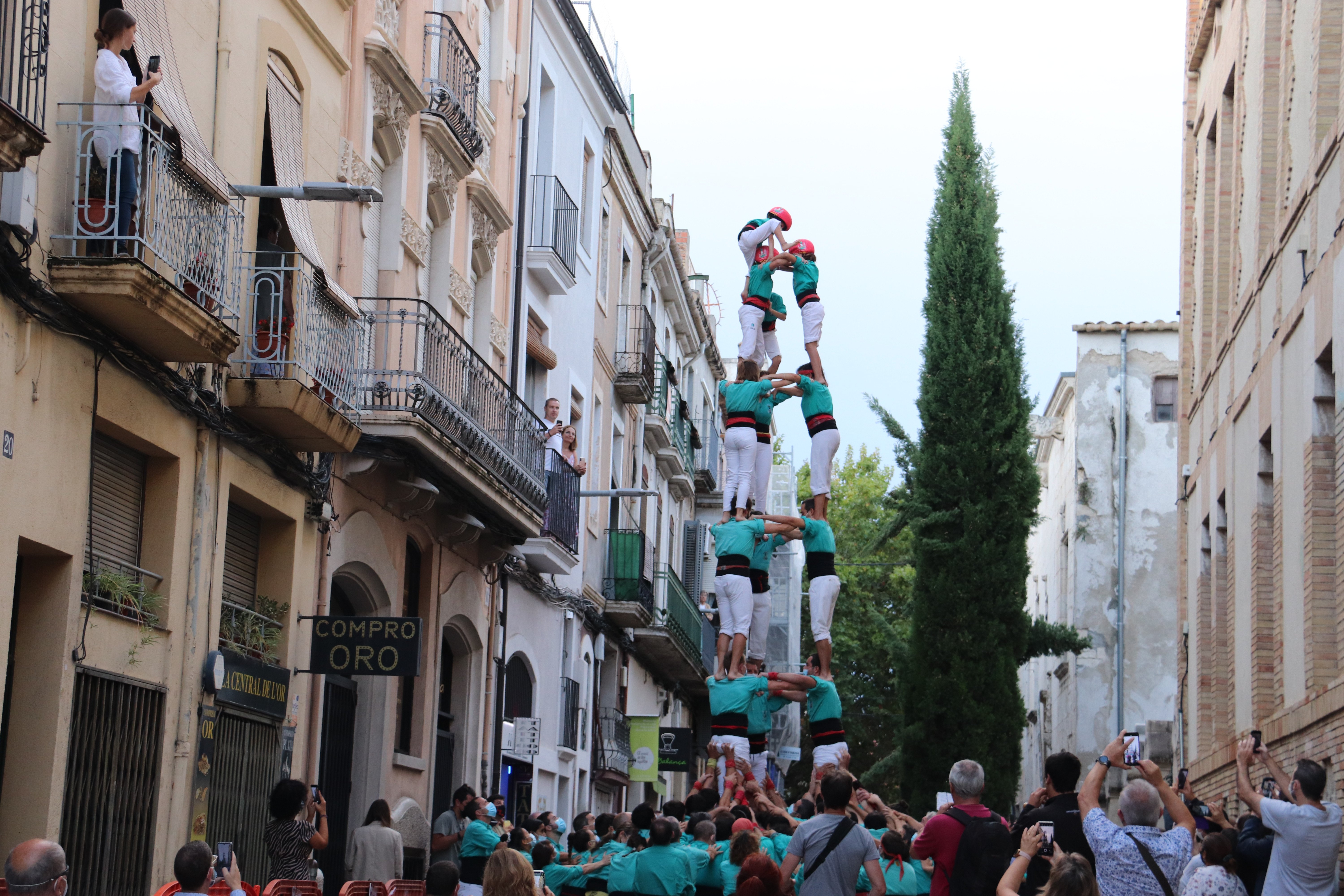 Els Castellers de Vilafranca tornen després de dos anys d'aturada
