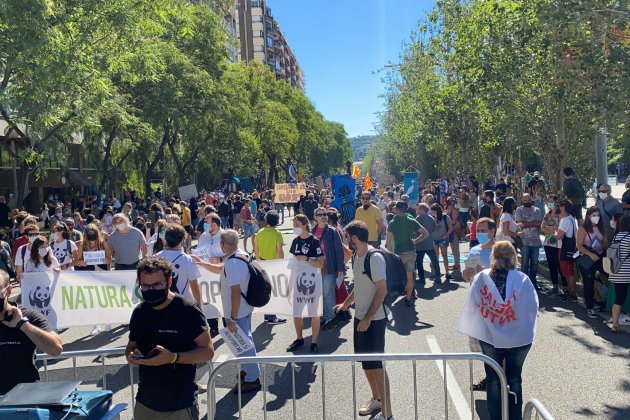 Manifestación contra ampliación aeropuerto Prat : Adrià Rovira