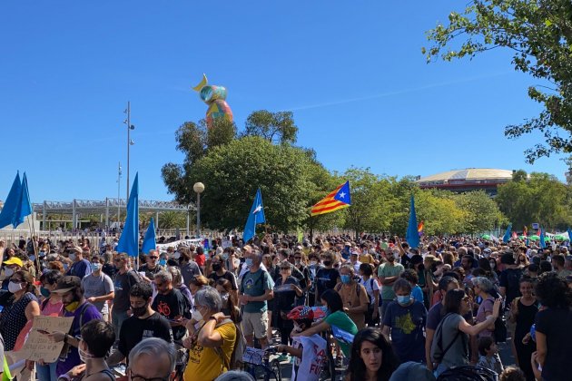 Manifestación contra ampliación aeropuerto Prat 2: Adrià Rovira