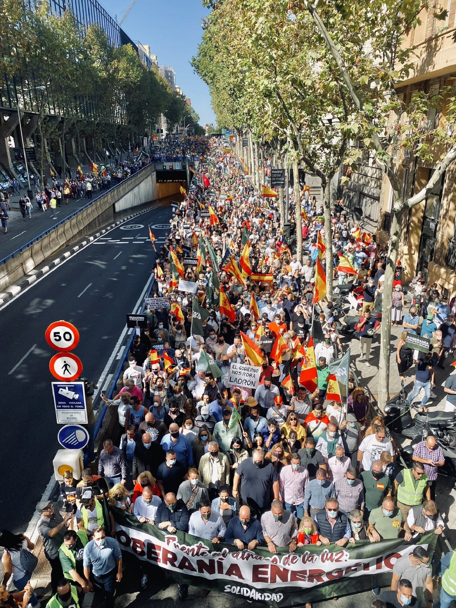 Vox contraprograma la manifestación del Prat en Madrid: "Faltan nucleares"